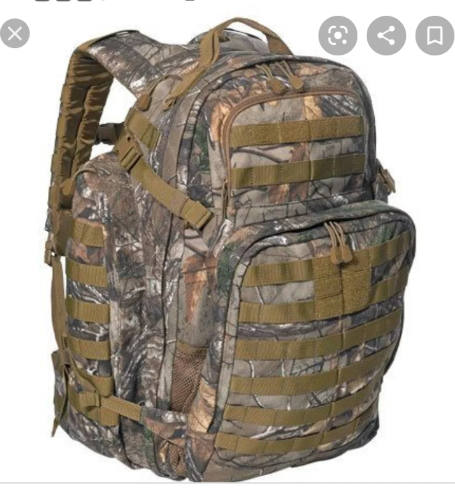 5.11 Tactical Camo Backpack with Olive/Tan MOLLE Straps - Picture 1 of 8